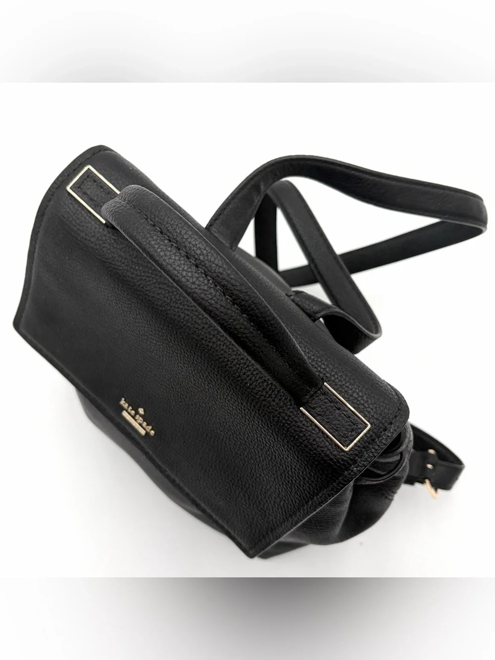 Kate Spade Kingston Drive Simona Black Pebbled Leather Backpack
